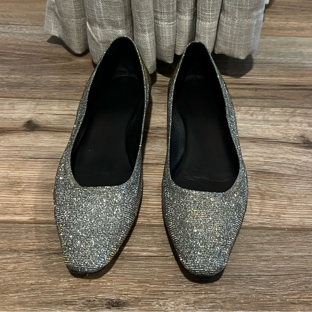 AQUATALIA MARCELLA GLITTER BALLET FLATS